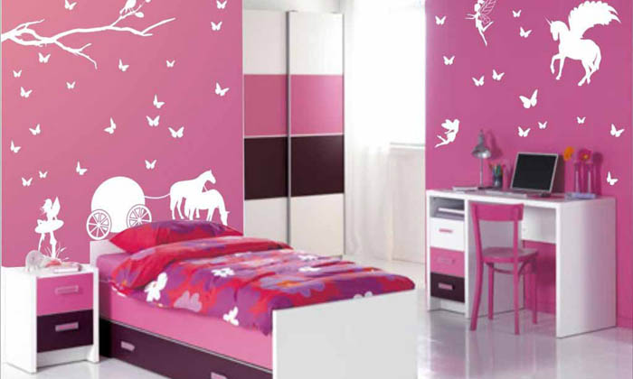 Inspirasi cat rumah untuk kamar tidur anak dari Jasa Cat 